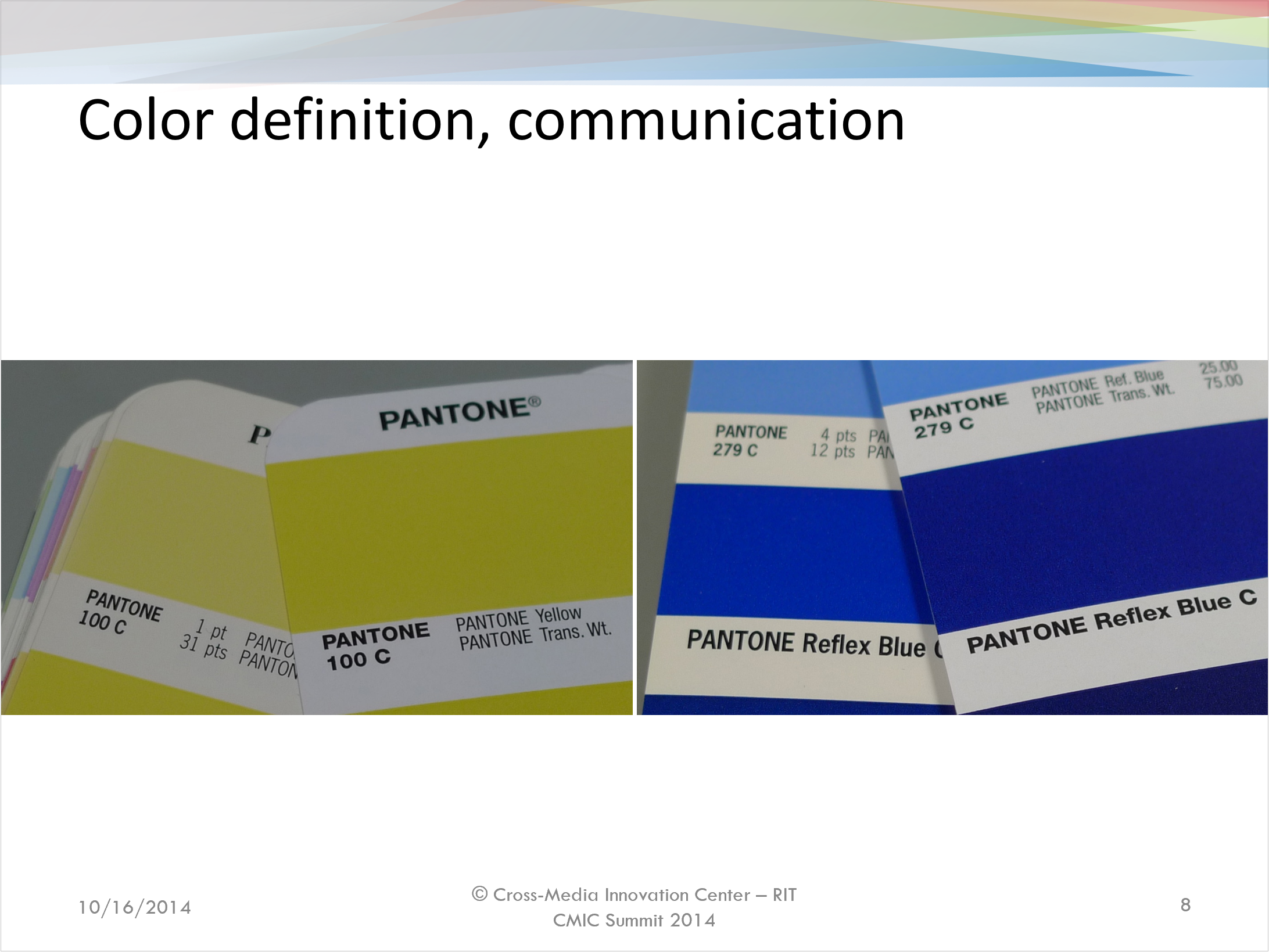 Your Pantone color guide and you: a new color research 