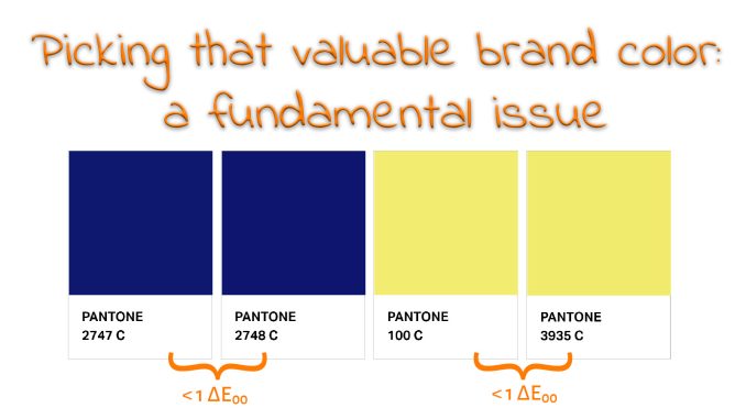 My ORANGE and YELLOW reference colors. By the way, the Pantone as well as  the web colors are sometimes way off. Web color…